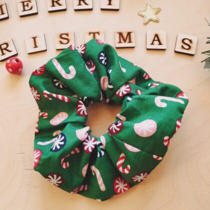 Χριστουγεννιάτικα scrunchies